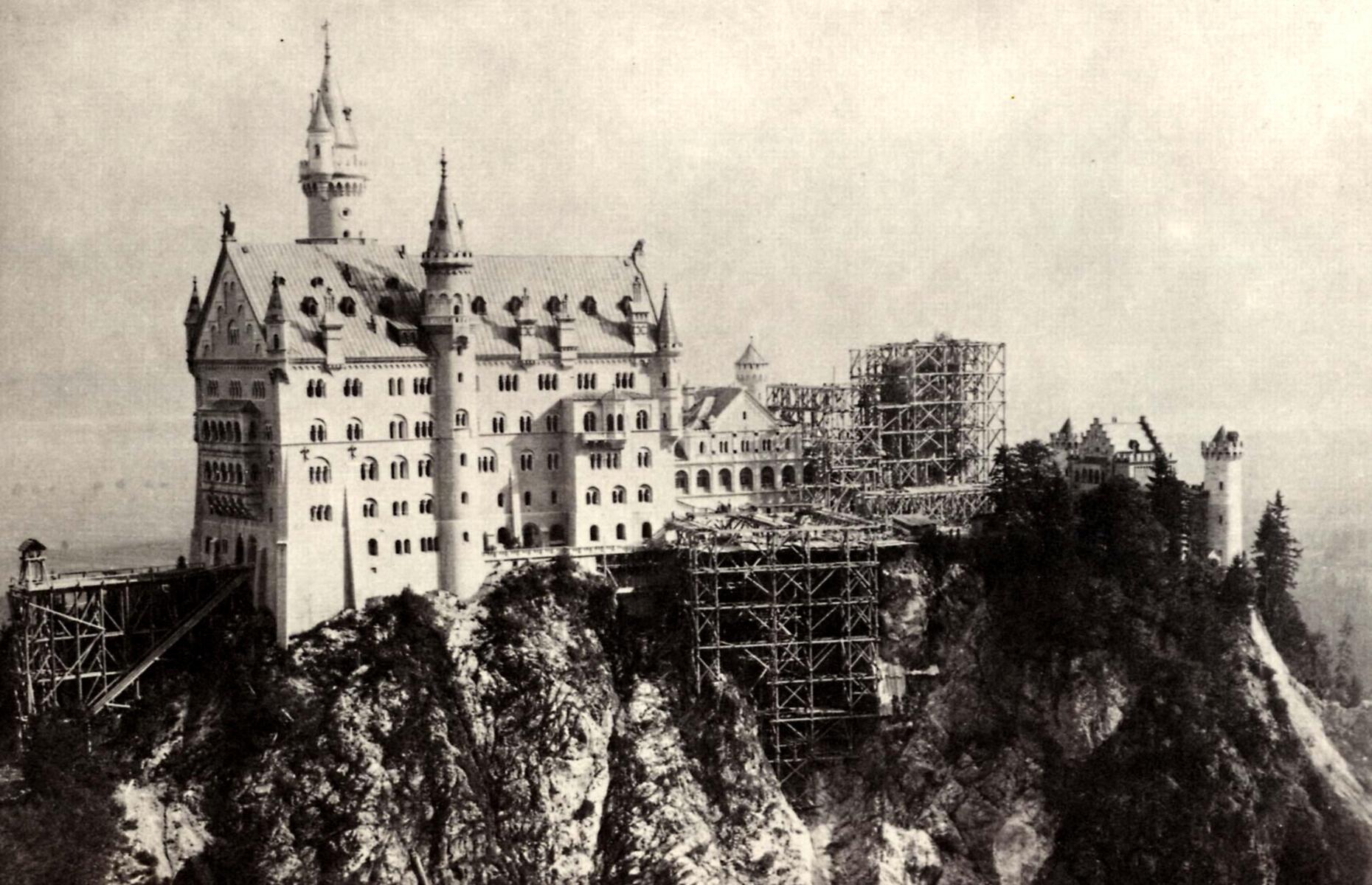 Then: Neuschwanstein Castle